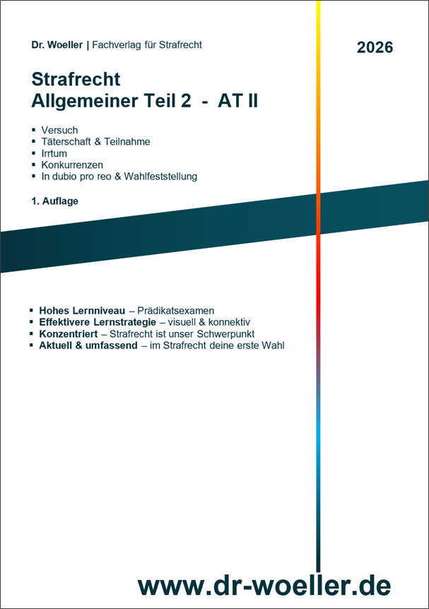 MindBook - Strafrecht - Allgemeiner Teil 2 (148 S.) <br> (AT II)