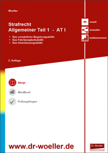 Skript - Strafrecht - Allgemeiner Teil 1 <br> (AT I)