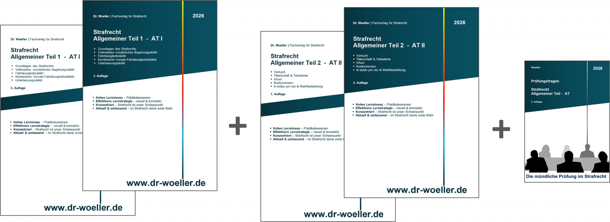 Komplett-Paket - Strafrecht - Allgemeiner Teil (AT I & II) - Skript & MindBook & Prüfungsfragen